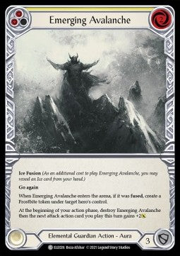 Emerging Avalanche (Yellow) [ELE026] (Tales of Aria - First) Regular