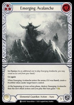 Emerging Avalanche (Blue) [ELE027] (Tales of Aria - First) Regular