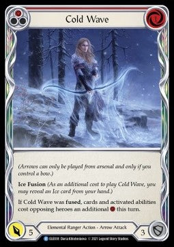 Cold Wave (Red) [ELE038] (Tales of Aria - First) Rainbow Foil