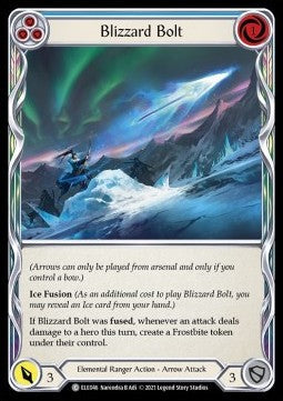 Blizzard Bolt (Blue) [ELE046] (Tales of Aria - First) Rainbow Foil