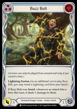Buzz Bolt (Blue) [ELE049] (Tales of Aria - First) Rainbow Foil