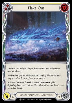 Flake Out (Yellow) [ELE057] (Tales of Aria - First) Rainbow Foil