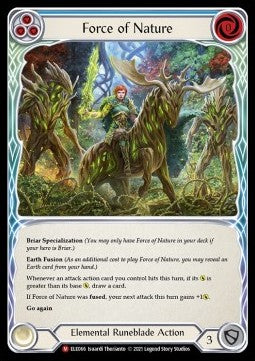 Force of Nature [ELE066] (Tales of Aria - First) Rainbow Foil