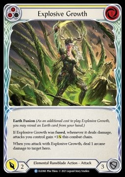 Explosive Growth (Yellow) [ELE068] (Tales of Aria - First) Rainbow Foil