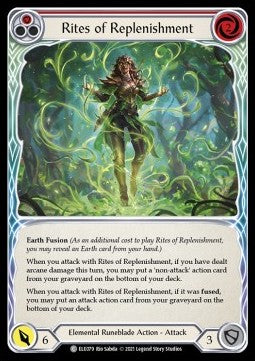 Rites of Replenishment (Red) [ELE079] (Tales of Aria - First) Rainbow Foil