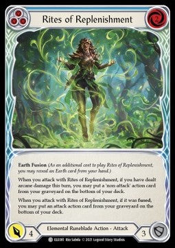 Rites of Replenishment (Blue) [ELE081] (Tales of Aria - First) Regular
