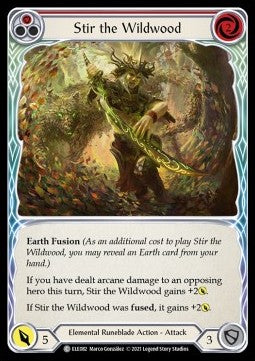 Stir the Wildwood (Red) [ELE082] (Tales of Aria - First) Rainbow Foil