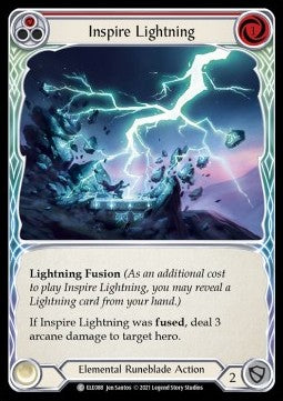 Inspire Lightning (Red) [ELE088] (Tales of Aria - First) Regular