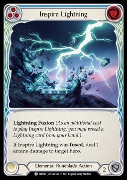 Inspire Lightning (Blue) [ELE090] (Tales of Aria - First) Regular