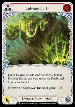 Entwine Earth (Red) [ELE094] (Tales of Aria - First) Rainbow Foil