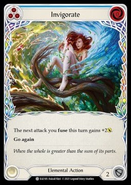 Invigorate (Blue) [ELE105] (Tales of Aria - First) Rainbow Foil