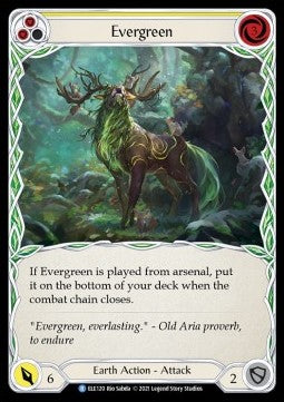 Evergreen (Yellow) [ELE120] (Tales of Aria - First) Regular