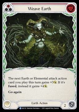 Weave Earth (Red) [ELE122] (Tales of Aria - First) Rainbow Foil