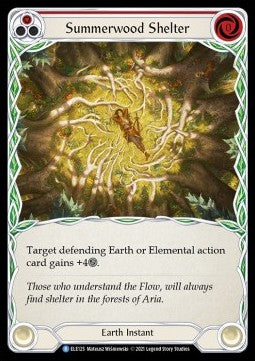 Summerwood Shelter (Red) [ELE125] (Tales of Aria - First) Rainbow Foil
