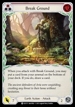 Break Ground (Red) [ELE131] (Tales of Aria - First) Regular