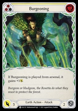 Burgeoning (Yellow) [ELE135] (Tales of Aria - First) Regular