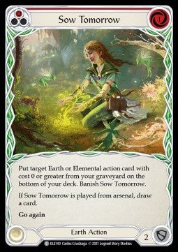 Sow Tomorrow (Red) [ELE140] (Tales of Aria - First) Rainbow Foil