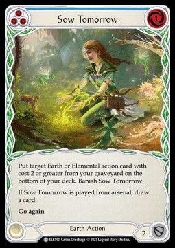 Sow Tomorrow (Blue) [ELE142] (Tales of Aria - First) Rainbow Foil