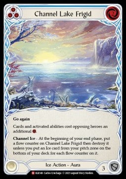 Channel Lake Frigid (Alternate Art) [ELE146] (Tales of Aria - First) Rainbow Foil