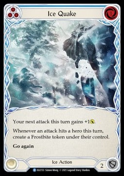 Ice Quake (Blue) [ELE153] (Tales of Aria - First) Rainbow Foil