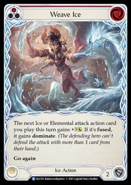 Weave Ice (Red) [ELE154] (Tales of Aria - First) Regular