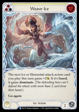 Weave Ice (Yellow) [ELE155] (Tales of Aria - First) Rainbow Foil