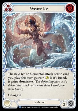 Weave Ice (Blue) [ELE156] (Tales of Aria - First) Regular