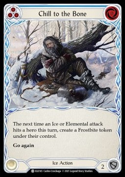 Chill to the Bone (Blue) [ELE165] (Tales of Aria - First) Rainbow Foil