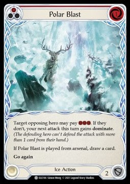 Polar Blast (Red) [ELE166] (Tales of Aria - First) Rainbow Foil