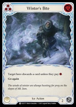 Winter's Bite (Blue) [ELE171] (Tales of Aria - First) Rainbow Foil