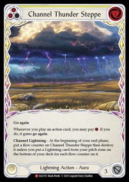 Channel Thunder Steppe [ELE175] (Tales of Aria - First) Rainbow Foil
