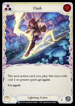Flash (Yellow) [ELE178] (Tales of Aria - First) Rainbow Foil