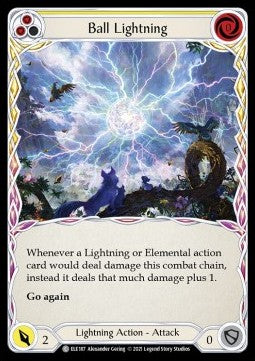 Ball Lightning (Yellow) [ELE187] (Tales of Aria - First) Regular