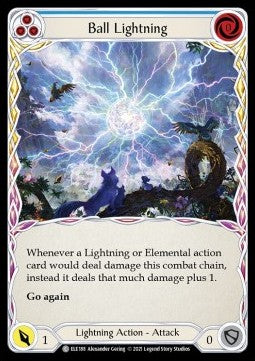 Ball Lightning (Blue) [ELE188] (Tales of Aria - First) Rainbow Foil