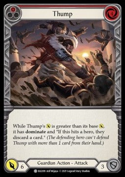 Thump (Red) [ELE209] (Tales of Aria - First) Rainbow Foil
