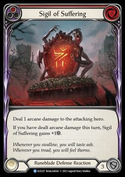 Sigil of Suffering (Red) [ELE227] (Tales of Aria - First) Rainbow Foil