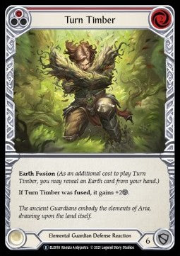 Turn Timber (Red) [ELE010] (Tales of Aria - Unlimited) Rainbow Foil