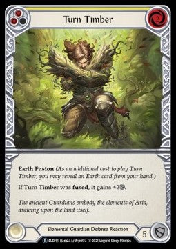 Turn Timber (Yellow) [ELE011] (Tales of Aria - Unlimited) Rainbow Foil
