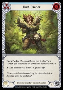 Turn Timber (Blue) [ELE012] (Tales of Aria - Unlimited) Rainbow Foil