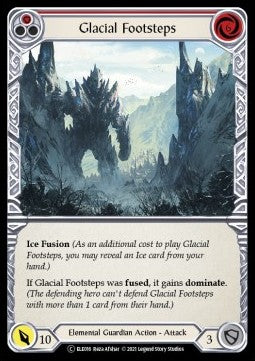 Glacial Footsteps (Red) [ELE016] (Tales of Aria - Unlimited) Rainbow Foil