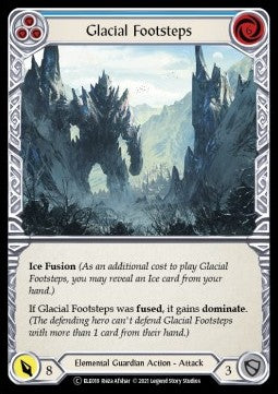 Glacial Footsteps (Blue) [ELE018] (Tales of Aria - Unlimited) Rainbow Foil