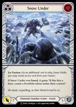 Snow Under (Red) [ELE022] (Tales of Aria - Unlimited) Rainbow Foil