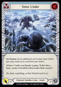 Snow Under (Blue) [ELE024] (Tales of Aria - Unlimited) Rainbow Foil