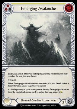 Emerging Avalanche (Yellow) [ELE026] (Tales of Aria - Unlimited) Rainbow Foil