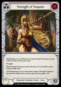 Strength of Sequoia (Red) [ELE028] (Tales of Aria - Unlimited) Regular