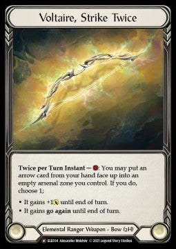 Voltaire, Strike Twice [ELE034] (Tales of Aria - Unlimited) Rainbow Foil