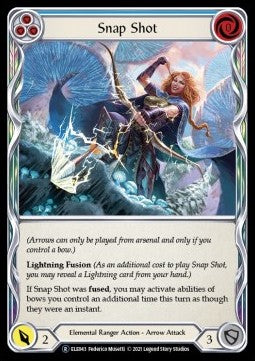 Snap Shot (Blue) [ELE043] (Tales of Aria - Unlimited) Rainbow Foil