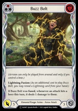 Buzz Bolt (Red) [ELE047] (Tales of Aria - Unlimited) Rainbow Foil