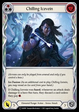 Chilling Icevein (Red) [ELE050] (Tales of Aria - Unlimited) Rainbow Foil