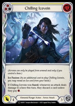 Chilling Icevein (Yellow) [ELE051] (Tales of Aria - Unlimited) Rainbow Foil